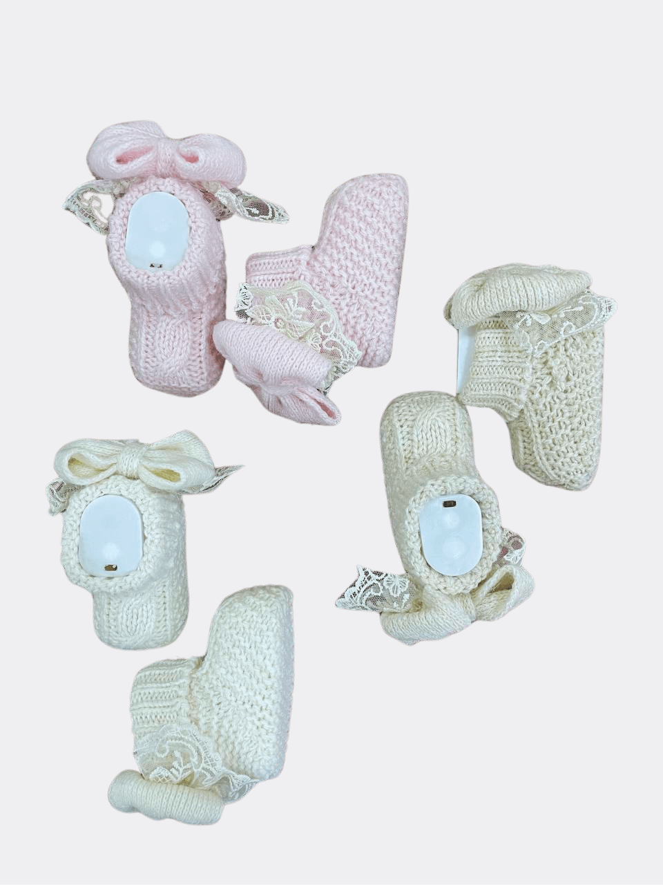 Bow Ruffles Booties - La Farandole Paris