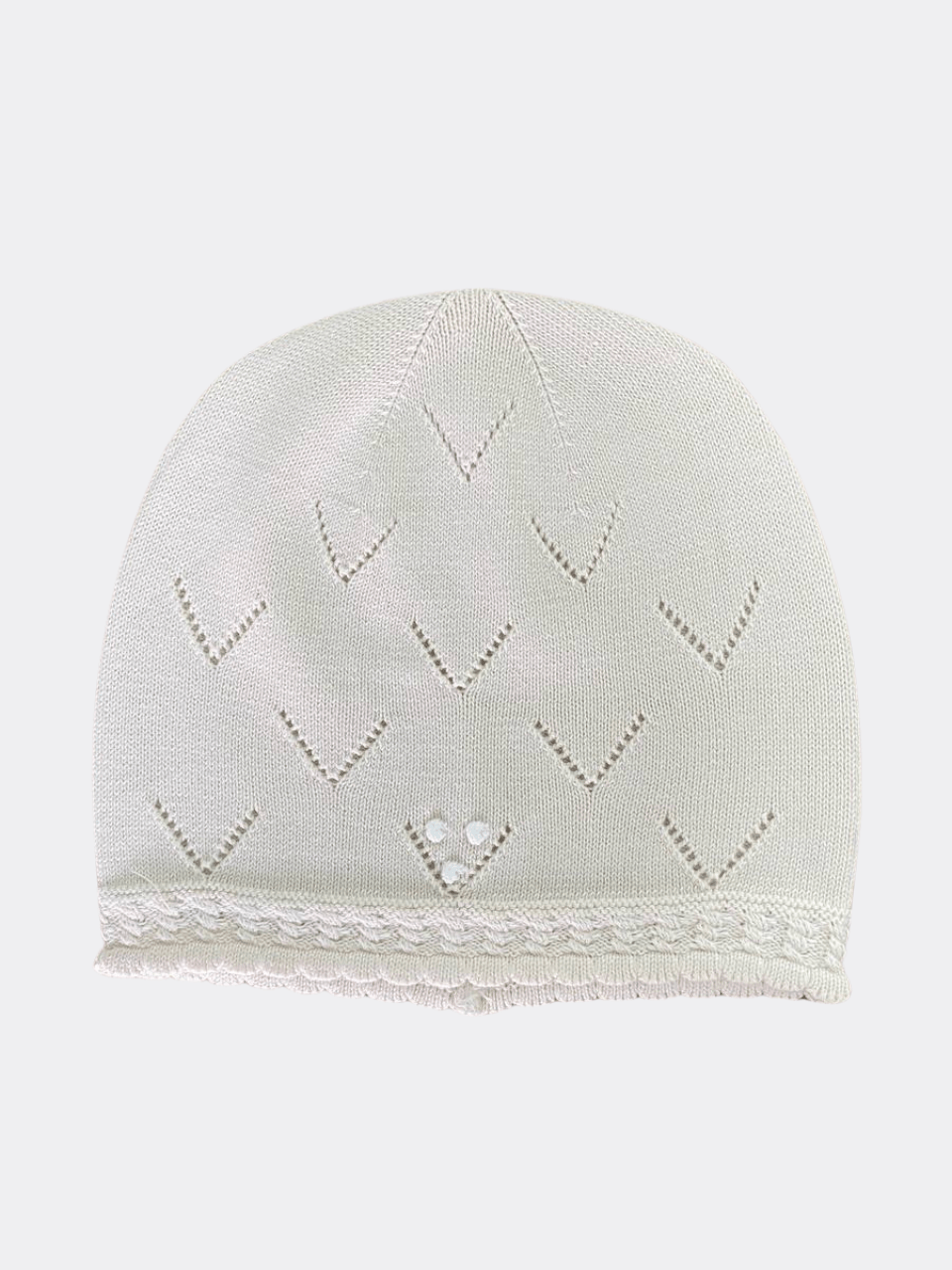Beige Organic Cotton Hat - La Farandole Paris