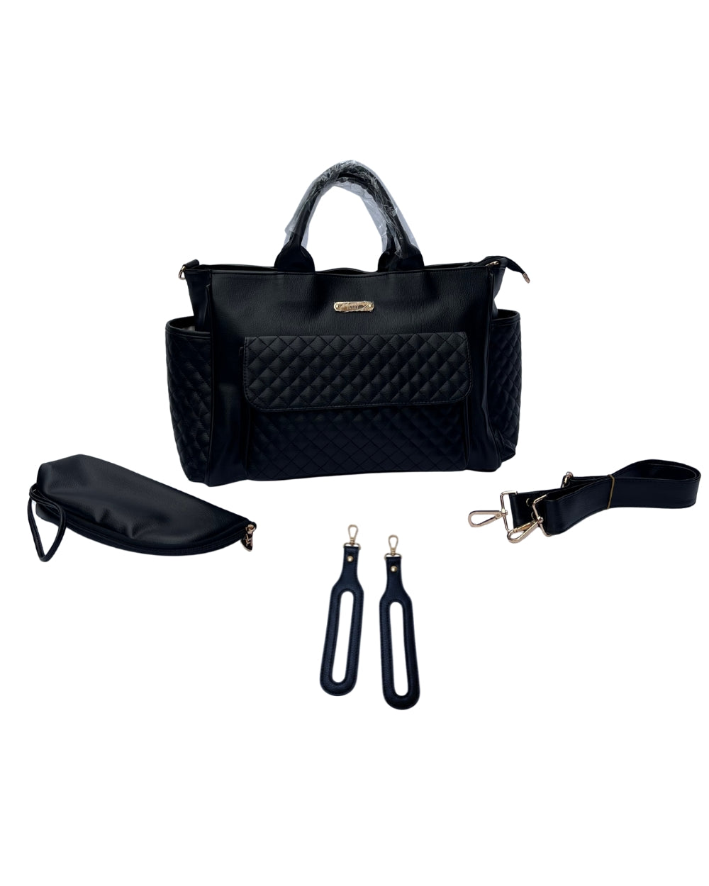 Jumbo Leather Diaper Bag