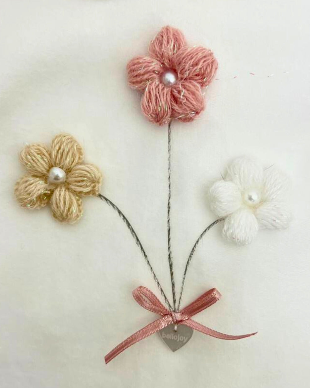 Flower Velvet Footed Overall