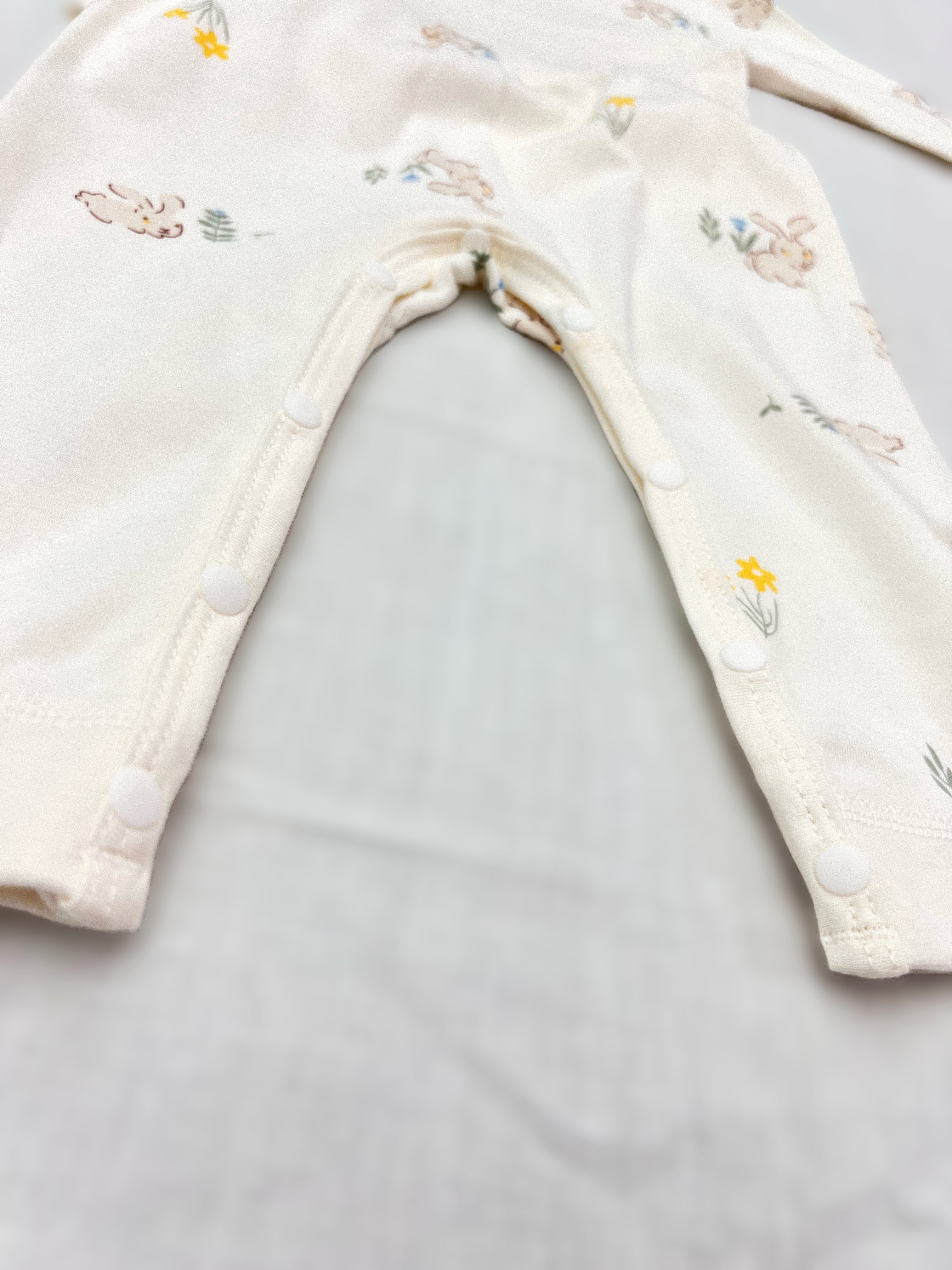 High Waist Cotton Pyjama 2 Pcs Set