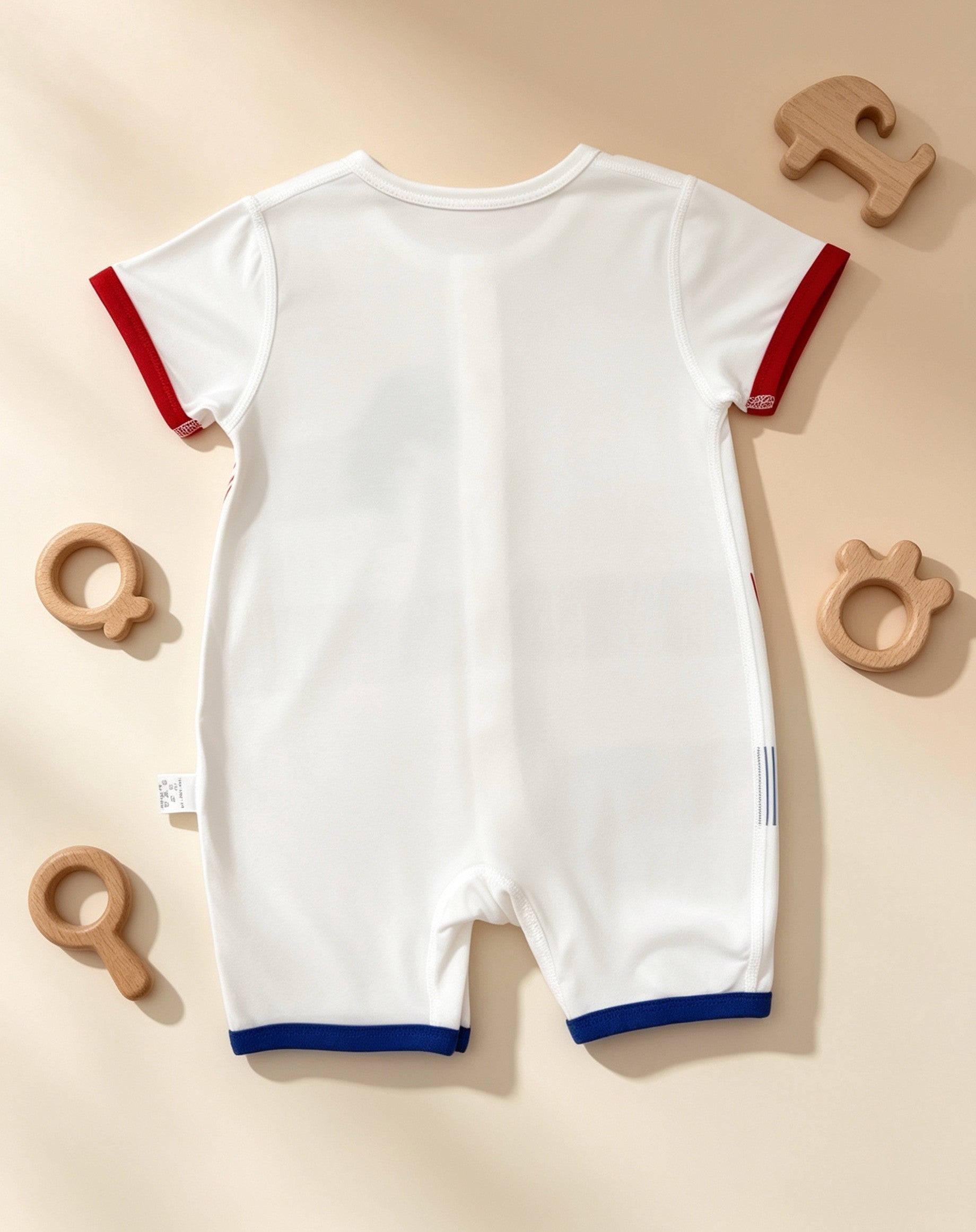 White Dog Silky Cotton Romper