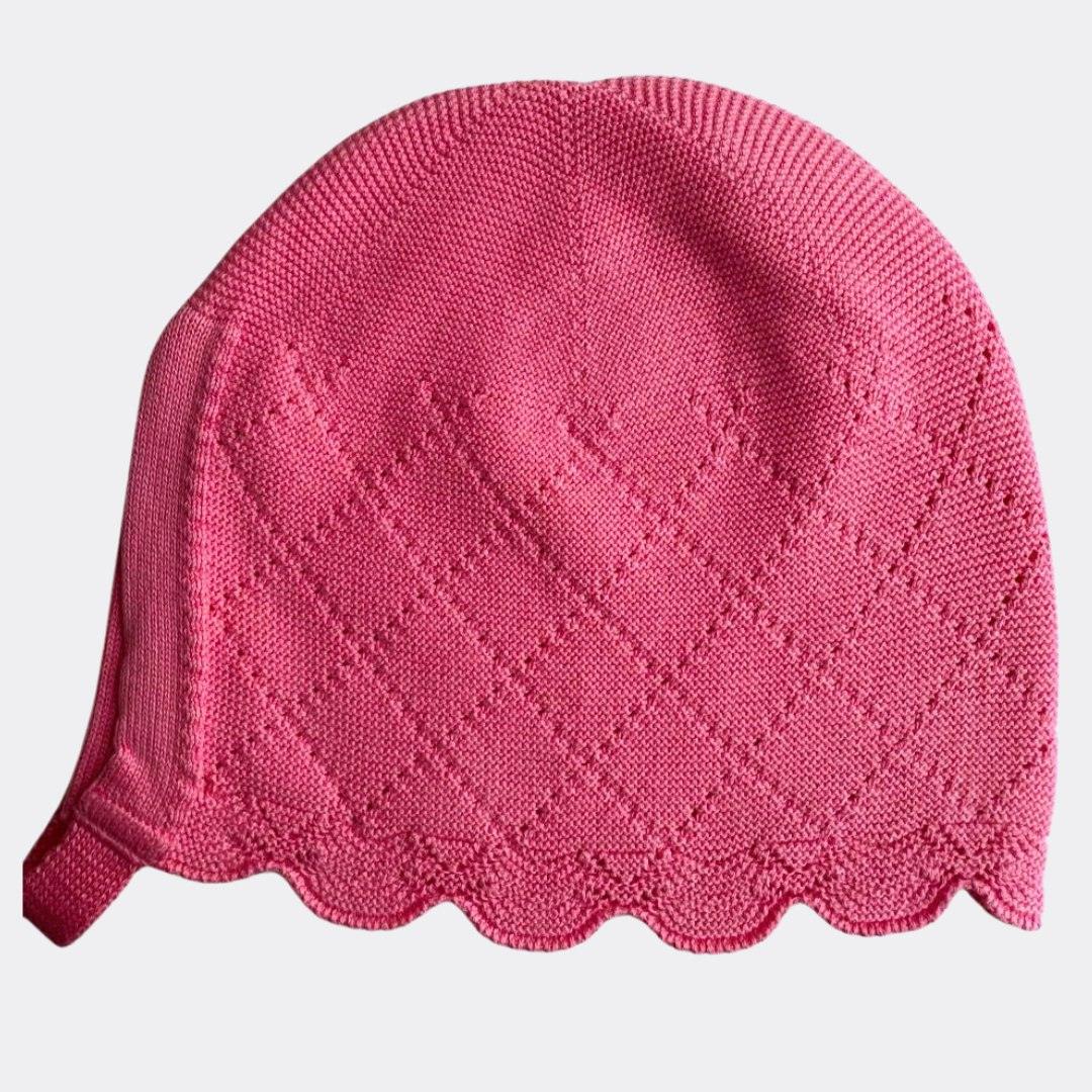 Coral Organic Cotton Hat - La Farandole Paris