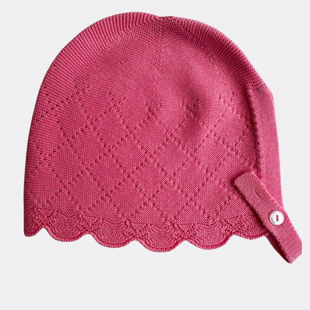 Coral Organic Cotton Hat - La Farandole Paris