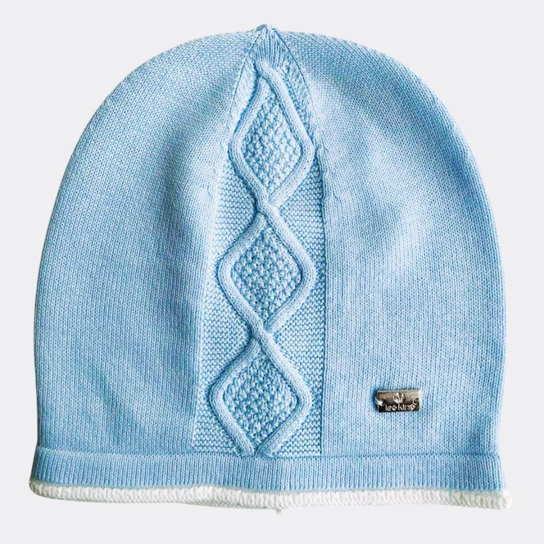 Blue Organic Cotton Hat - La Farandole Paris