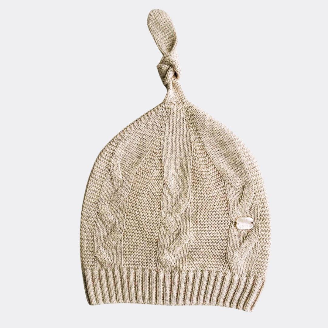 Brown Organic Cotton Hat - La Farandole Paris
