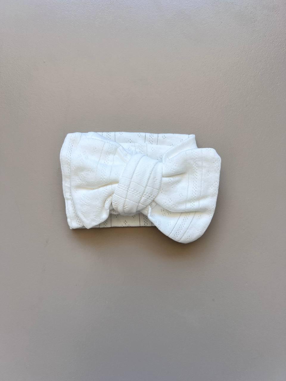 Bow Cotton Hair Band - La Farandole Paris