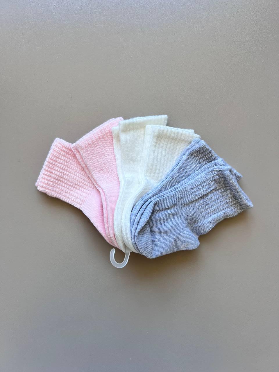 Pastel GOTS™ Certified Organic Cotton Socks 6 Pcs Pack - La Farandole Paris