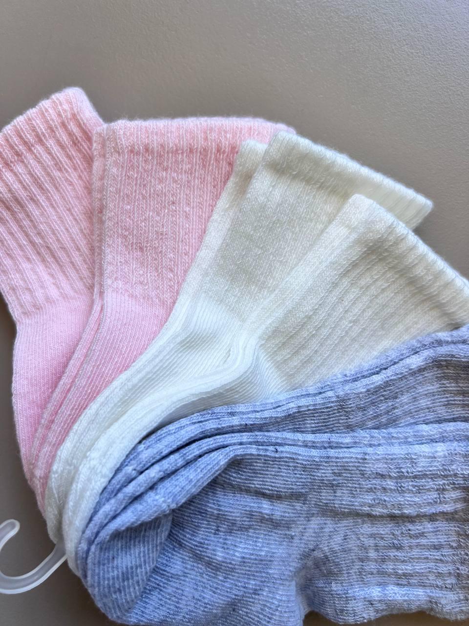 Pastel GOTS™ Certified Organic Cotton Socks 6 Pcs Pack - La Farandole Paris