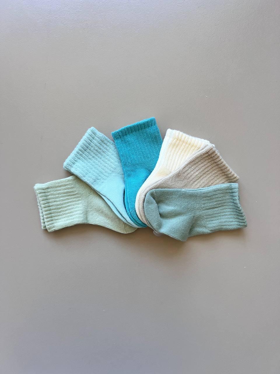 Pastel GOTS™ Certified Organic Cotton Socks 6 Pcs Pack - La Farandole Paris