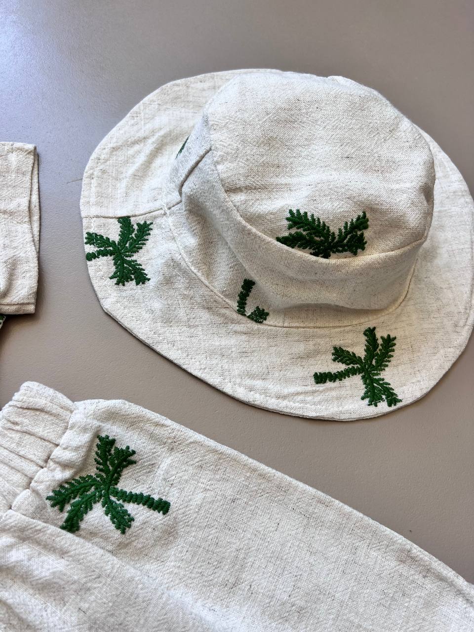 Linen Trees Summer 3 Pcs Set