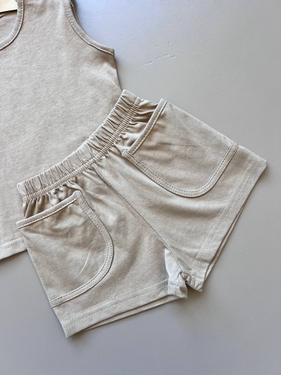 Sleeveless Cotton Summer 2 Pcs Set