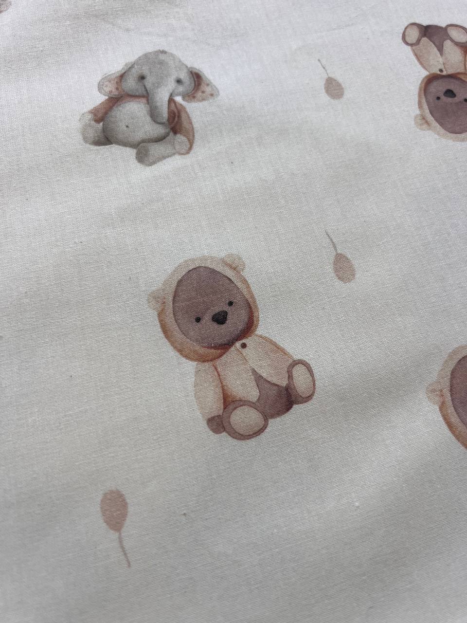 Zen Elephant Beige Duvet Cover 3 Pcs Set