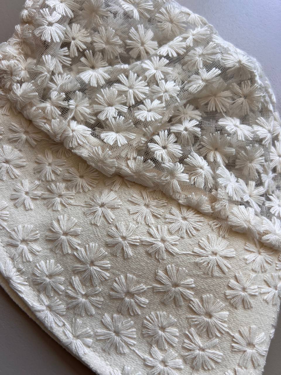 Beige Dentelle Summer Hat
