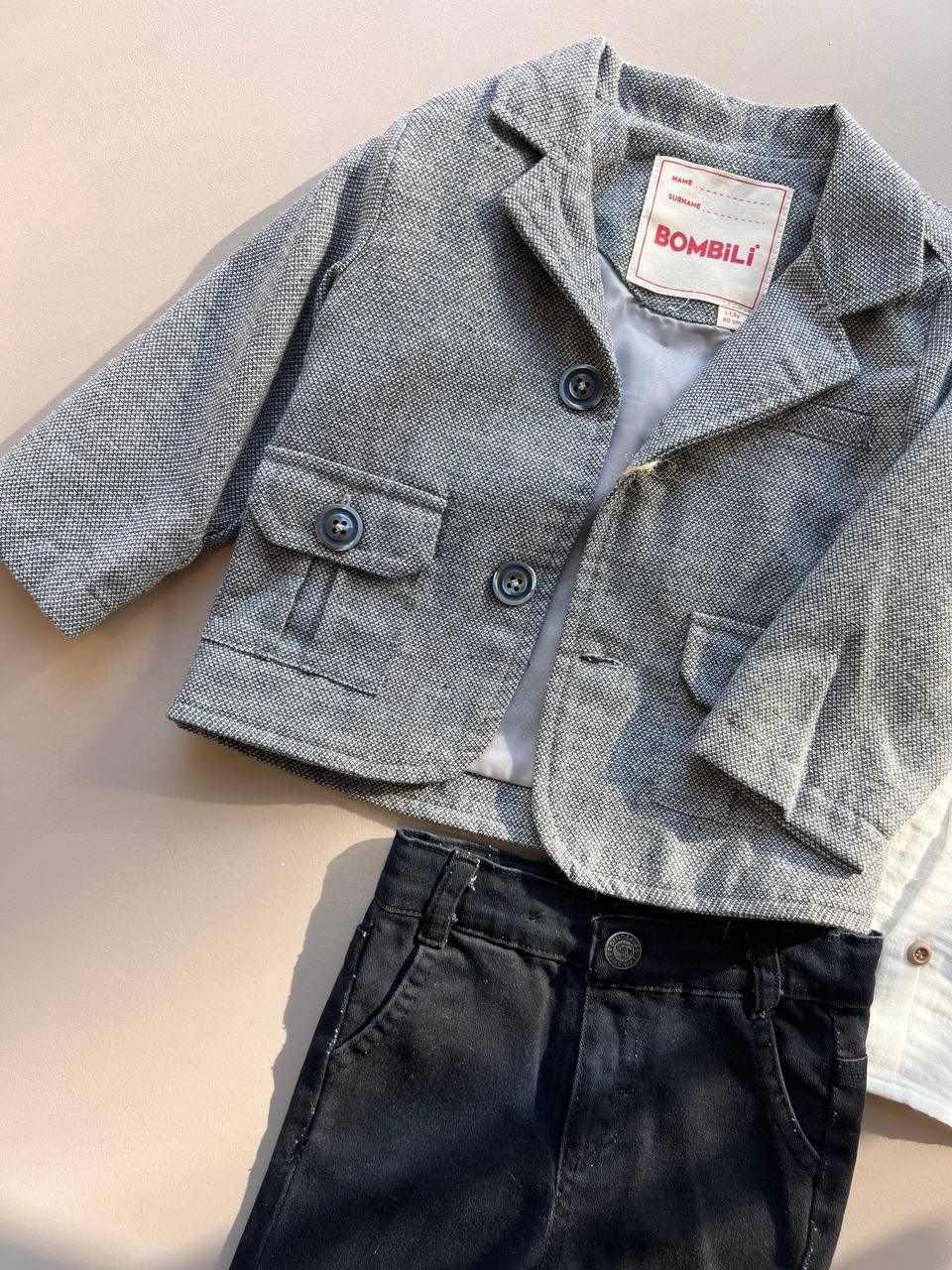 Gray Parisian 3 Pcs Set - La Farandole Paris
