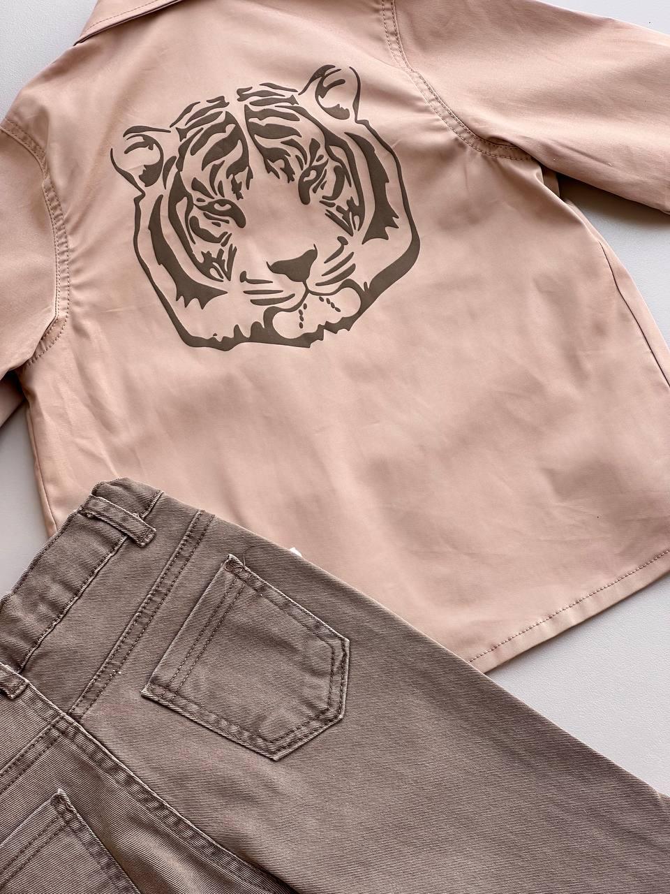 Brown Tiger 3 Pcs Set - La Farandole Paris