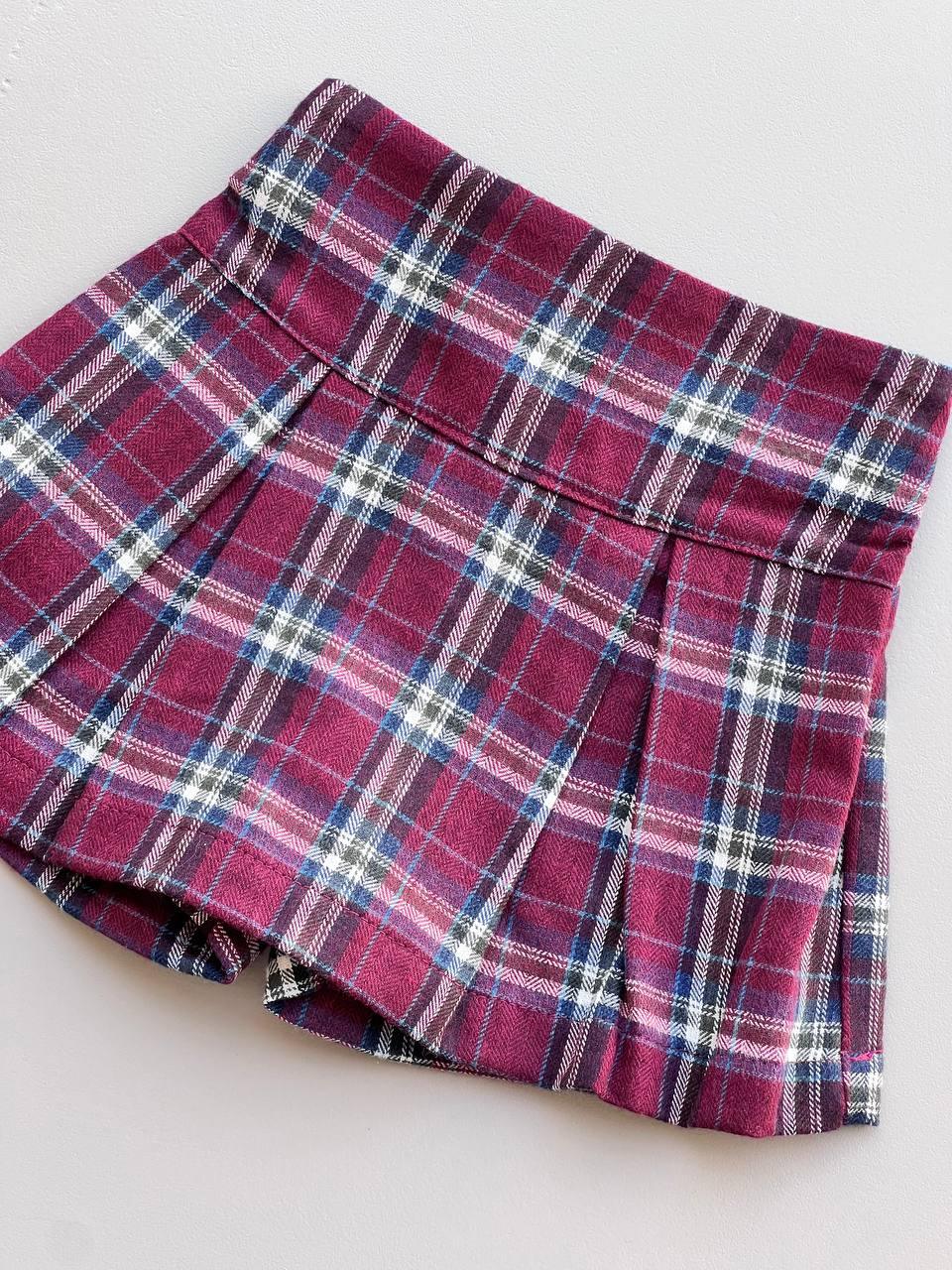 Burgundy Skirt - La Farandole Paris