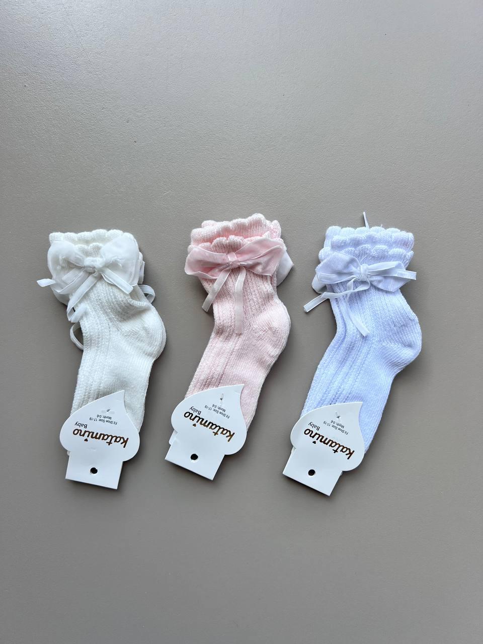Socks With Ruban Lace - La Farandole Paris
