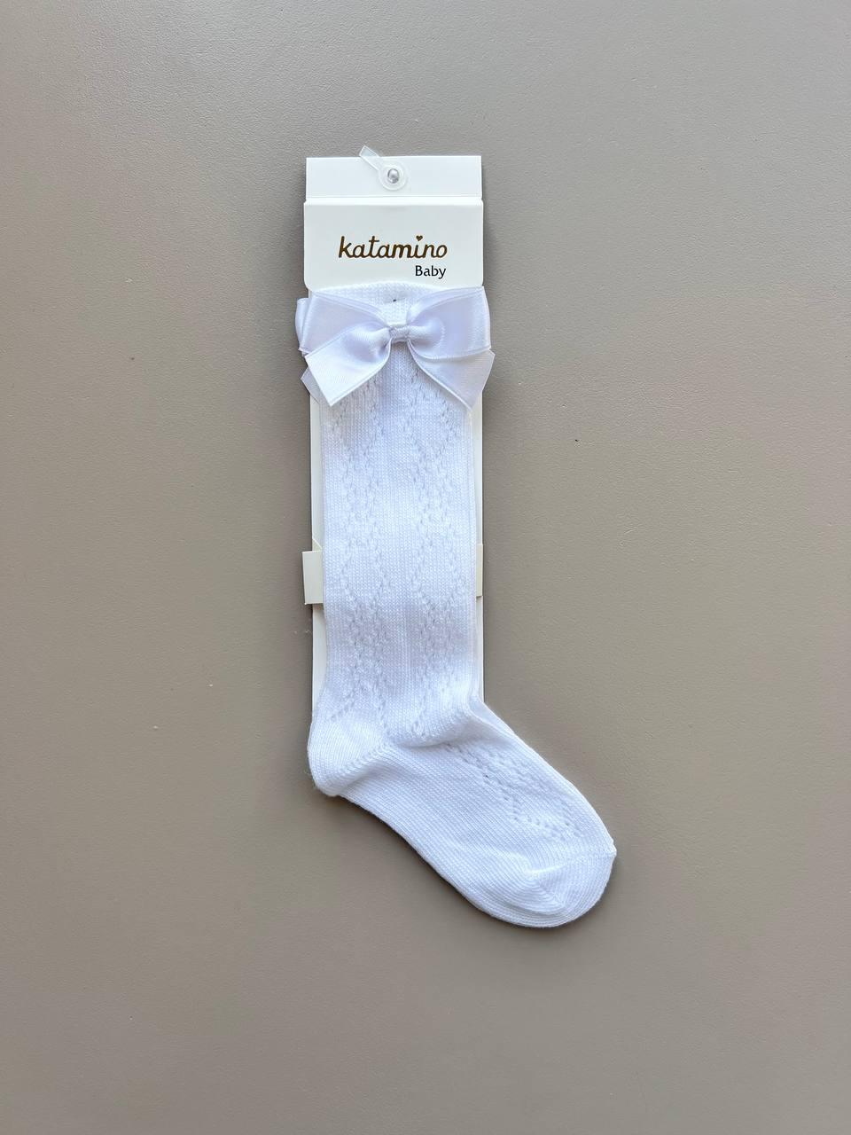 Long Socks With Papillon - Gravure - La Farandole Paris