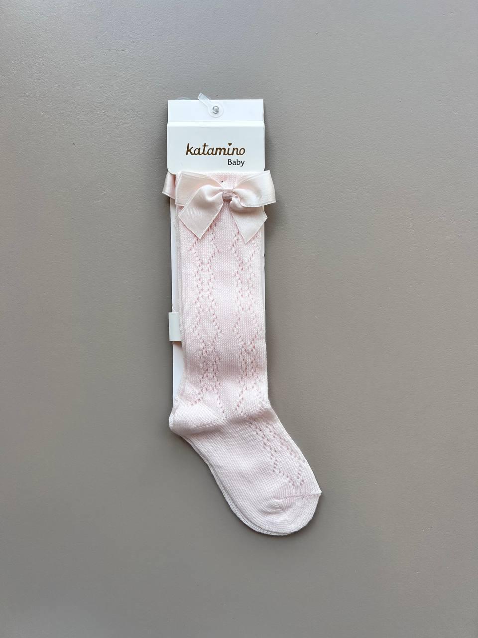 Long Socks With Papillon - Gravure - La Farandole Paris