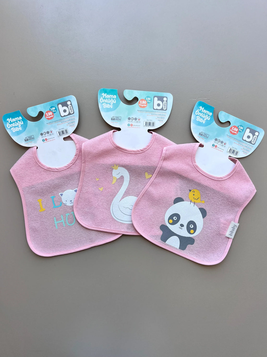 Pink Impermeable Bib