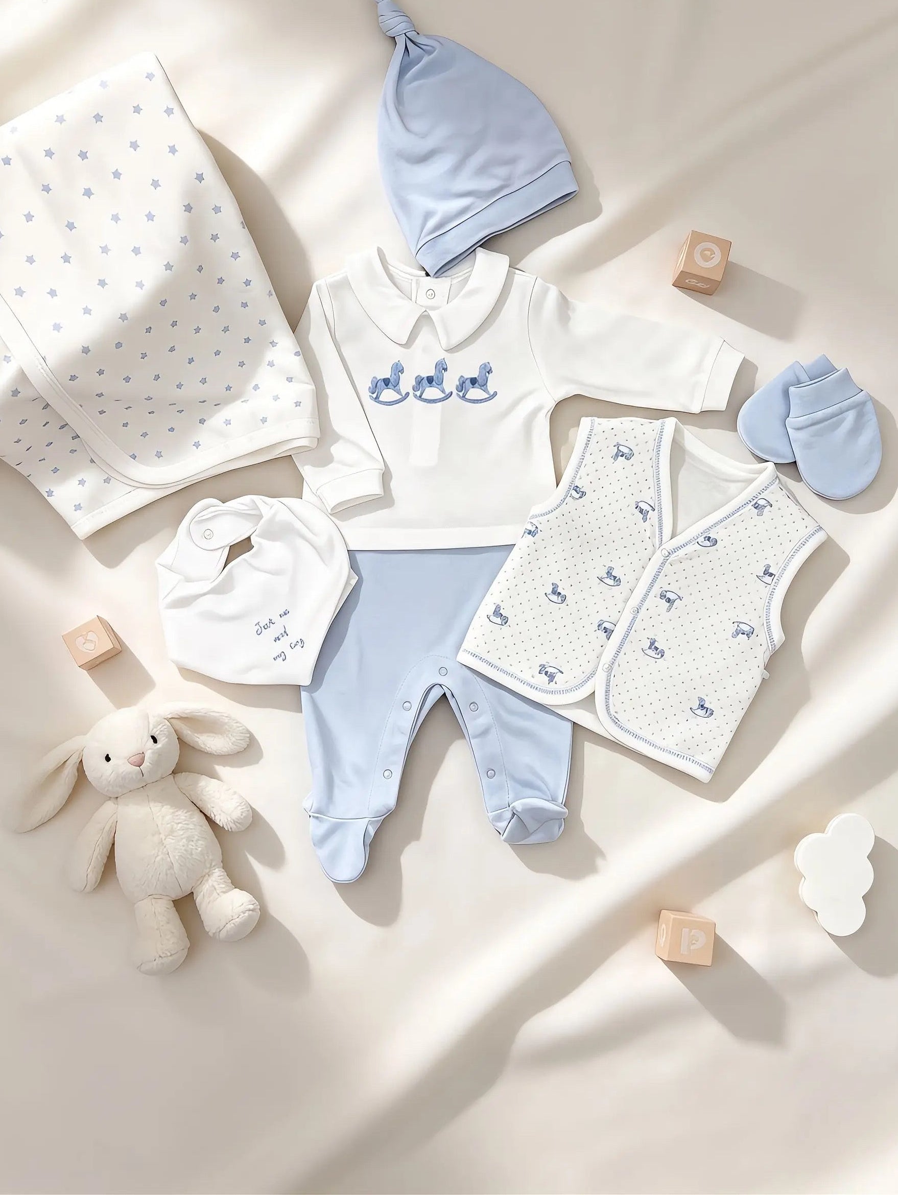 White GOTS™ Certified Organic Cotton Blanket