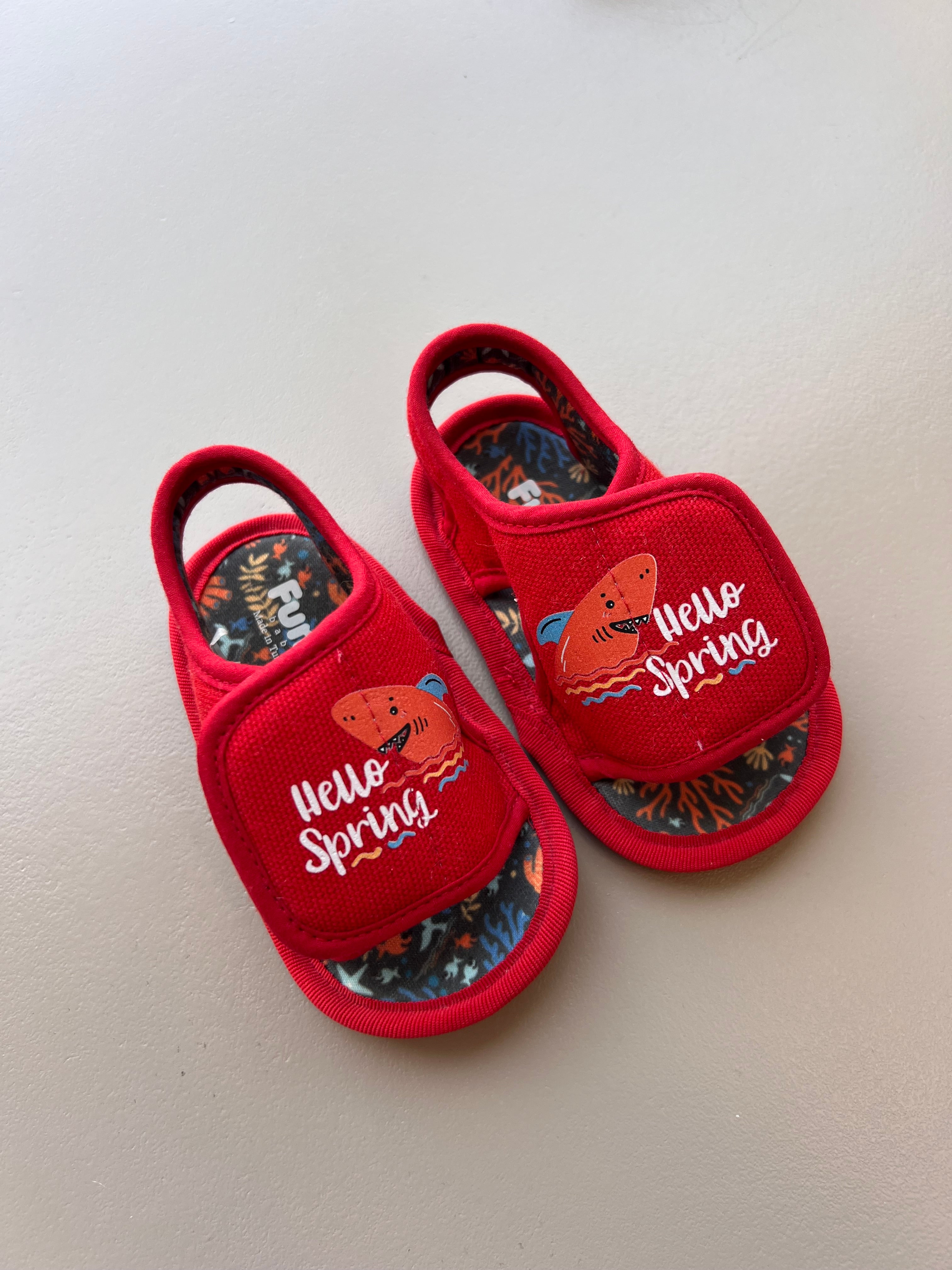 Red Tissue Sandal