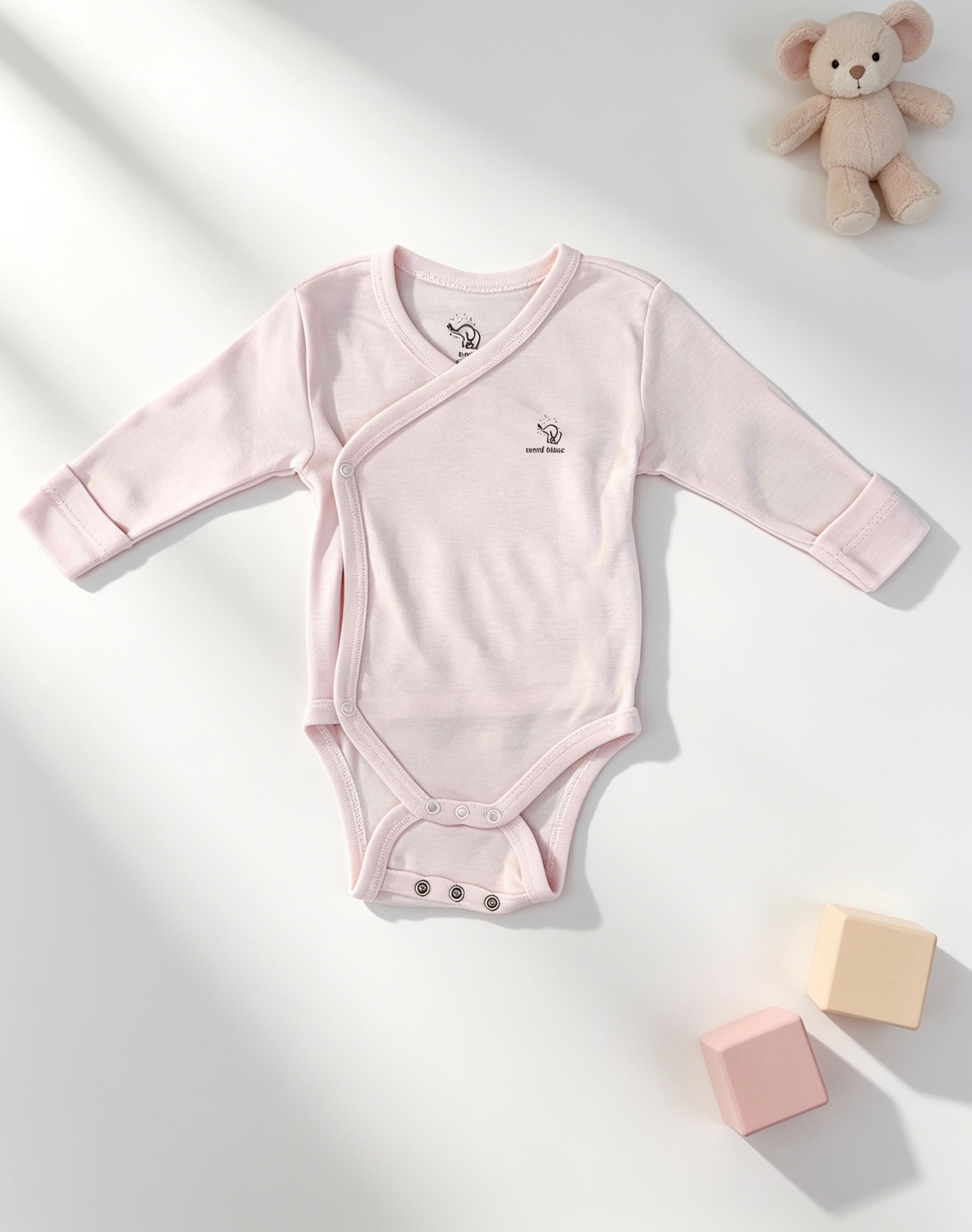 Nœud Blanc™ Organic Cotton Double Breasted & Double Size Long Sleeves Body