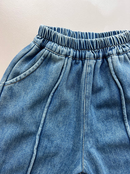 Blue Denim Jeans Fur Inside
