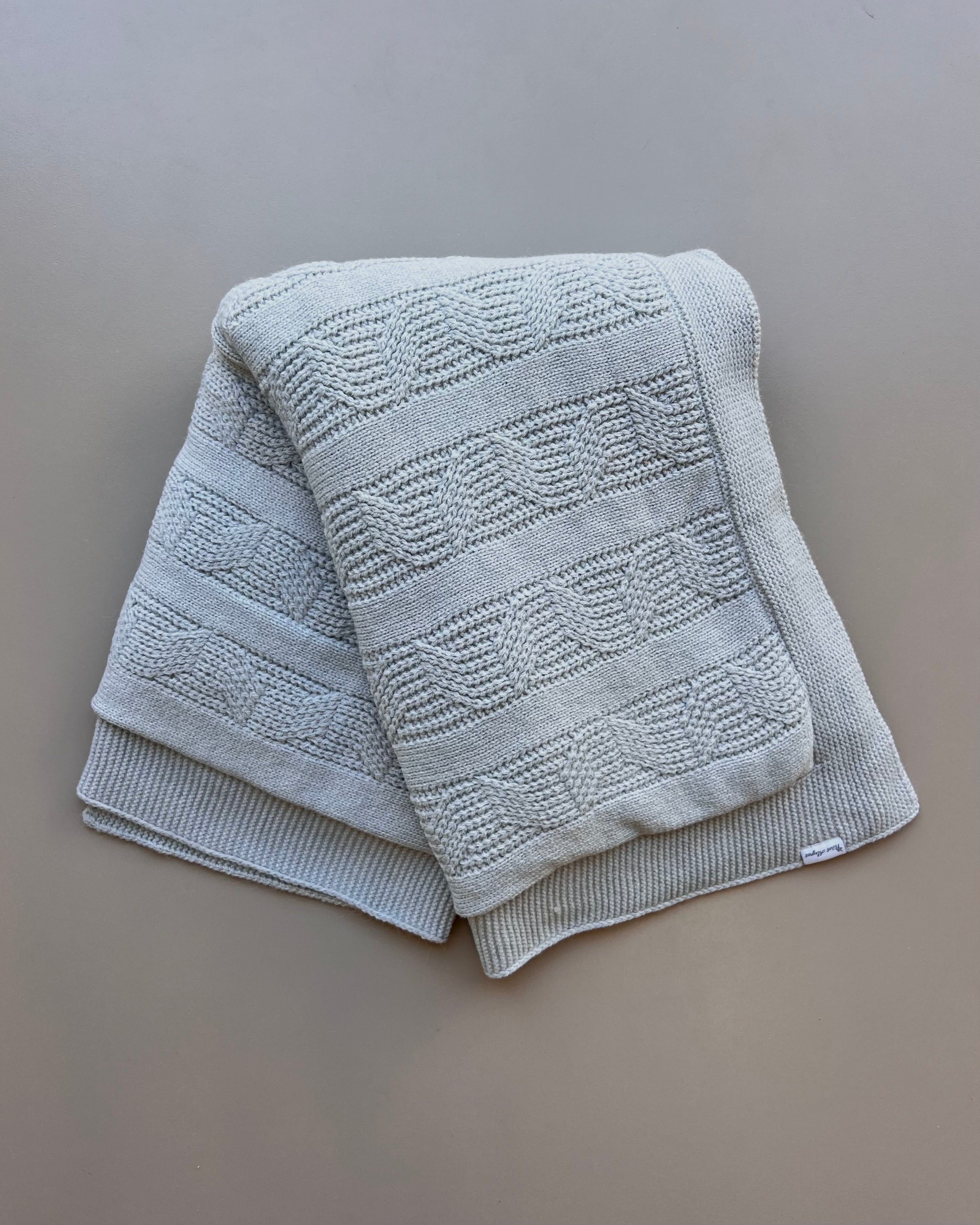 Blue Thick Wool Blanket Fur Inside