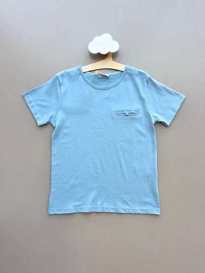 Light Blue Cotton T-Shirt