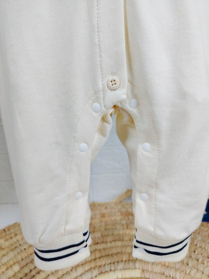 Navy & Beige Matelot Overall