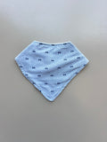 Blue 1 Piece Cotton Bib