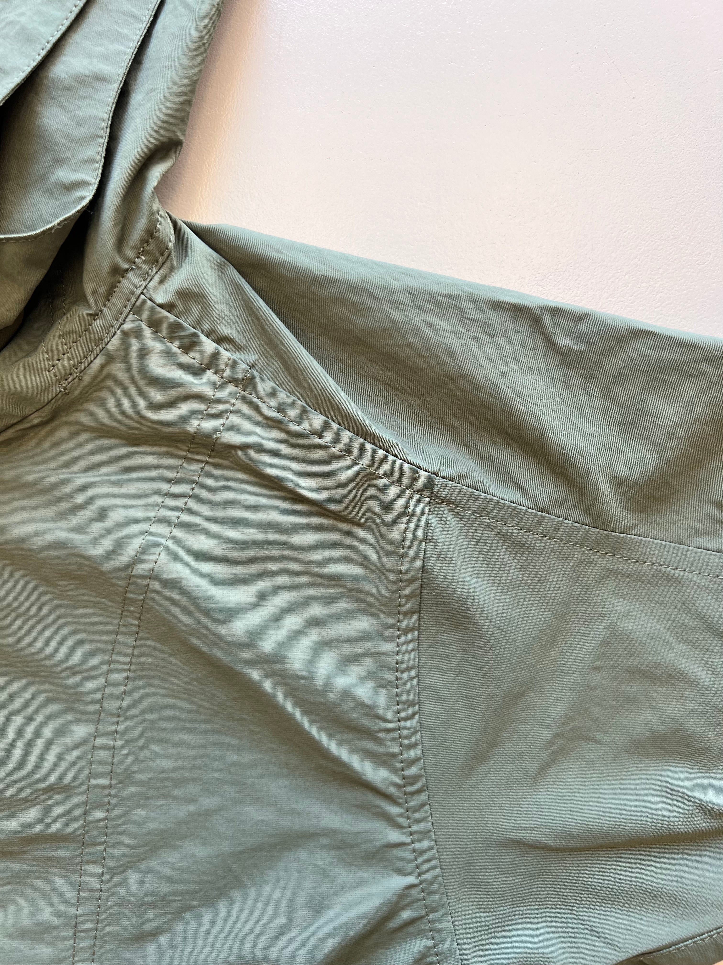 Green Rain Coat