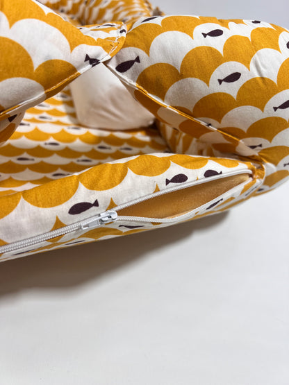 Organic Cotton Baby Nest with Toys