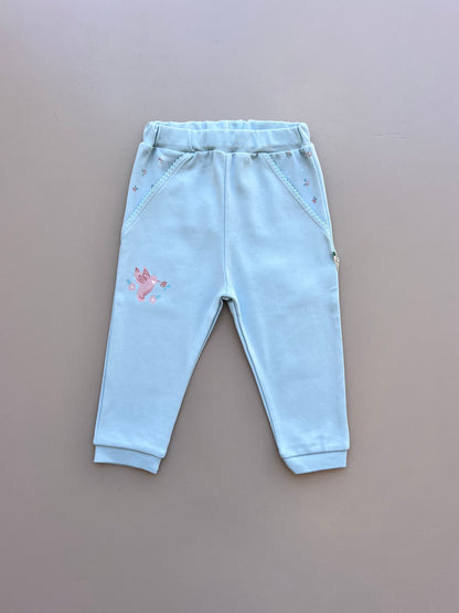 Blue Organic Cotton Pant