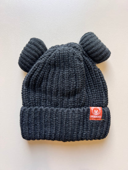 Thick Wool Fleece Bear Bonnet