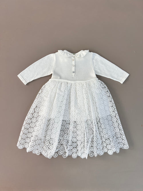 Bridal Dentelle Maxi White Dress