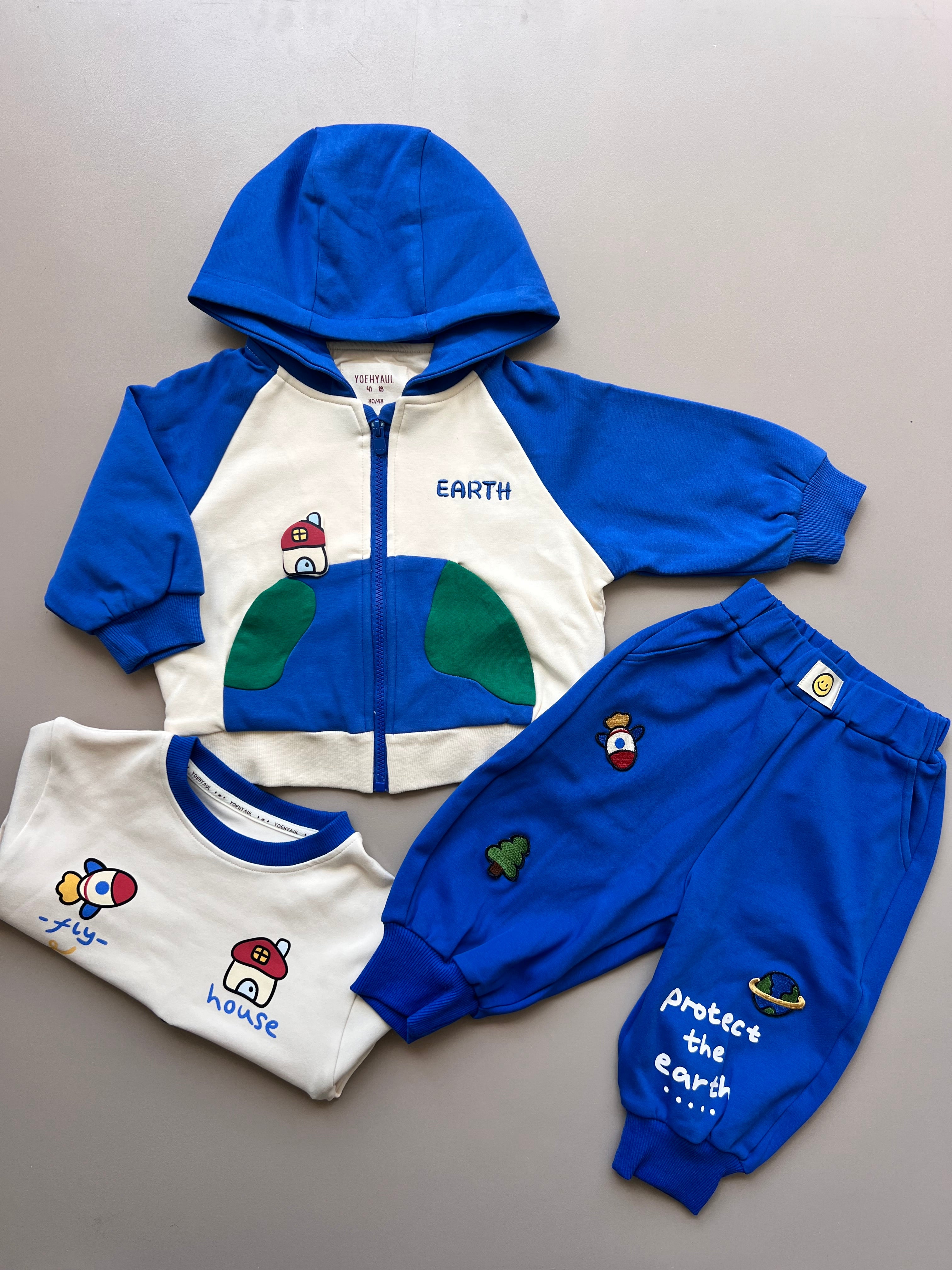 Blue Astroboy Hoodie Jacket