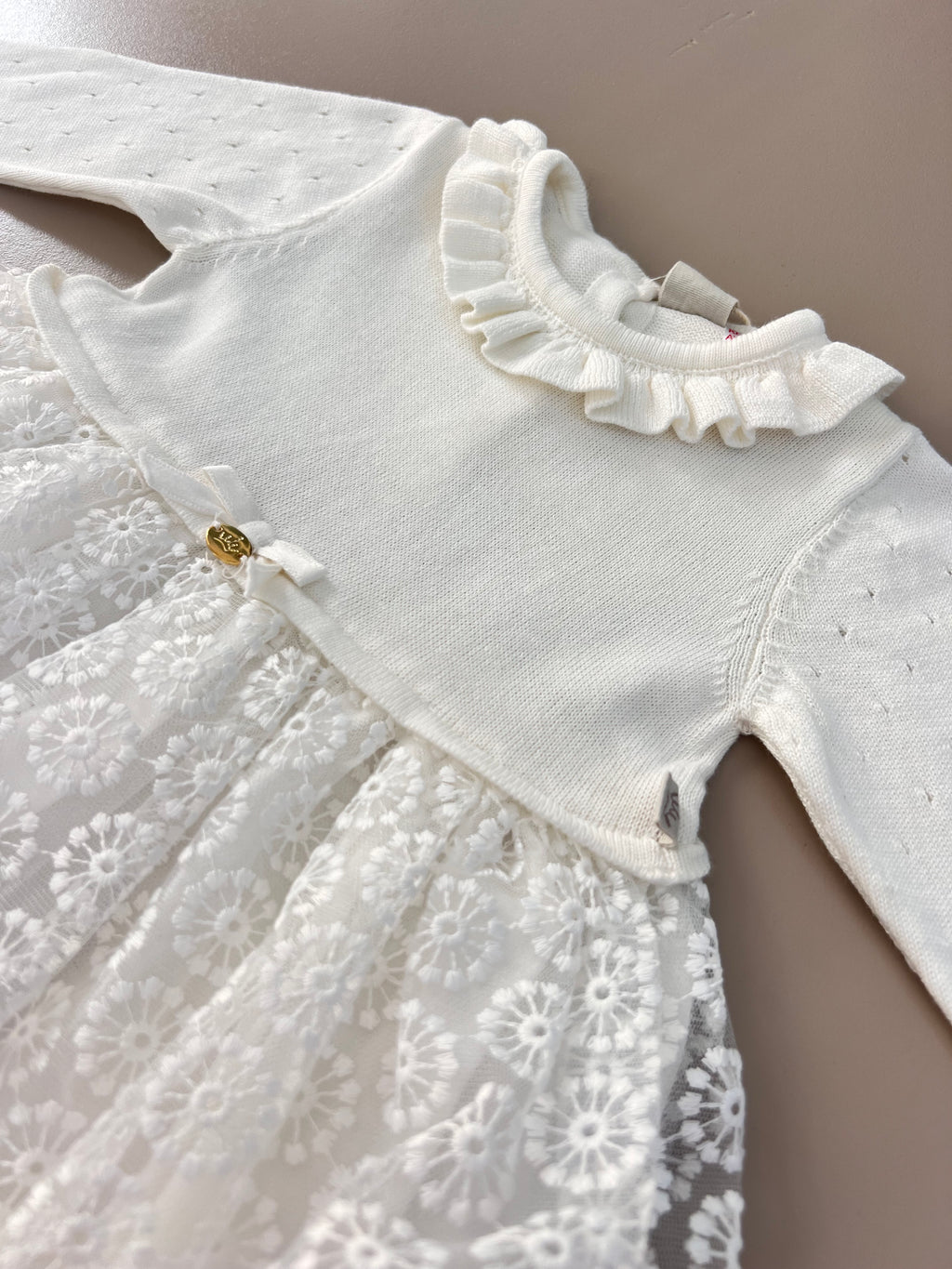 Bridal Dentelle Maxi White Dress