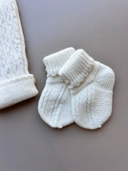 Merino Wool Ruffles Hospital Set 5 Pcs