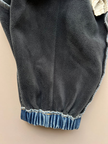 Blue Denim Jeans Fur Inside