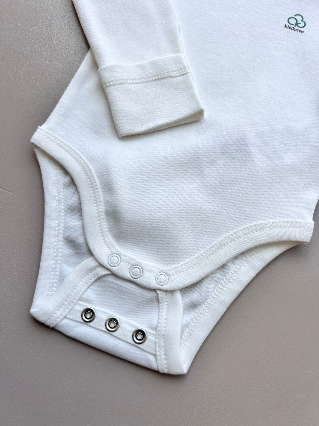 Off-White GOTS™ Certified Organic Cotton Double Size Long Sleeves Body