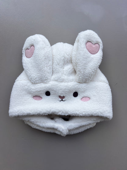 Wool Rabbit Hat Fur inside