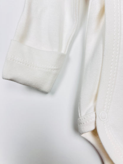 Nœud Blanc™ Organic Cotton Double Breasted & Double Size Long Sleeves Body