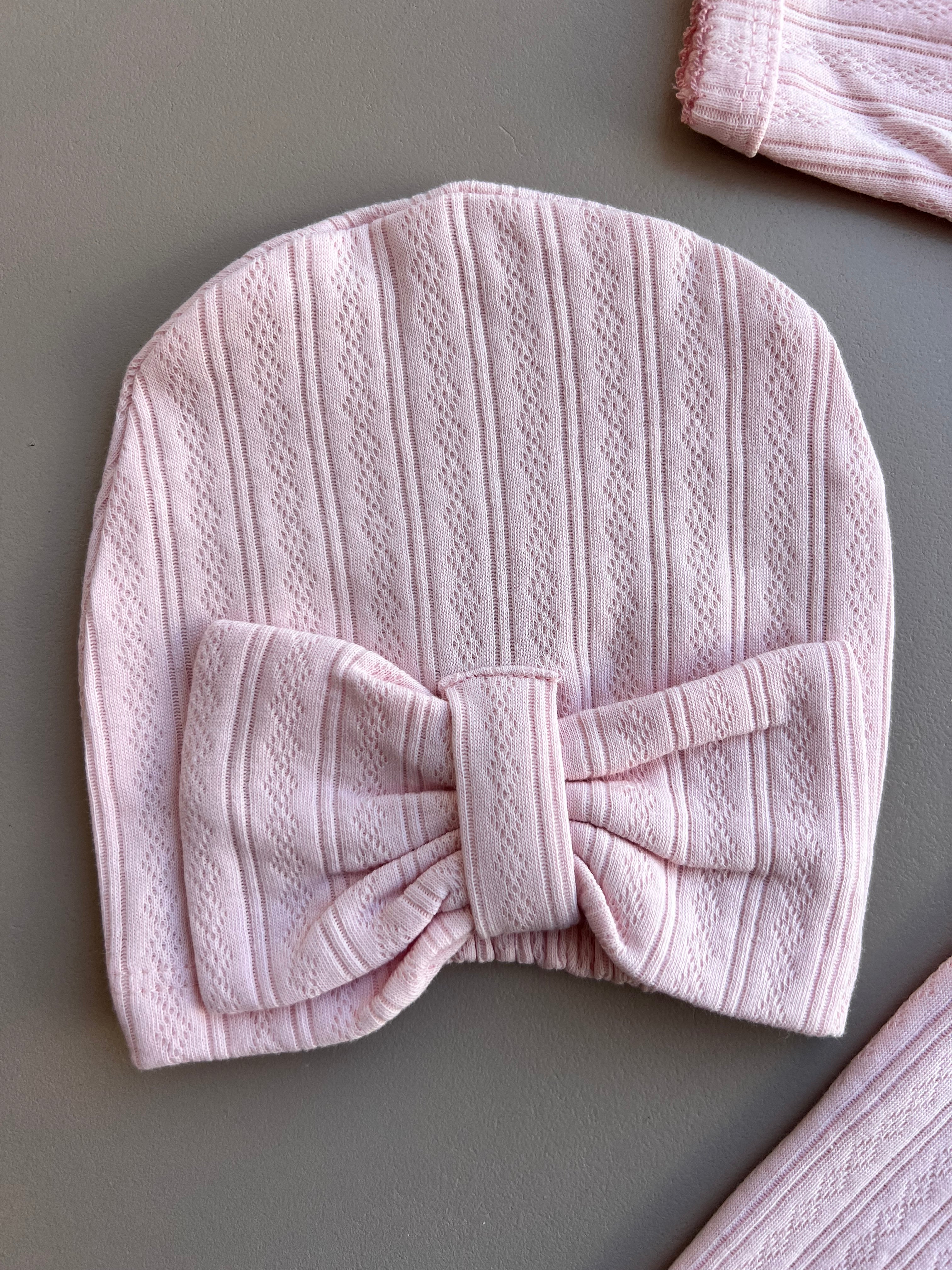Organic Cotton Long Sleeves Overall 4 Pcs Set