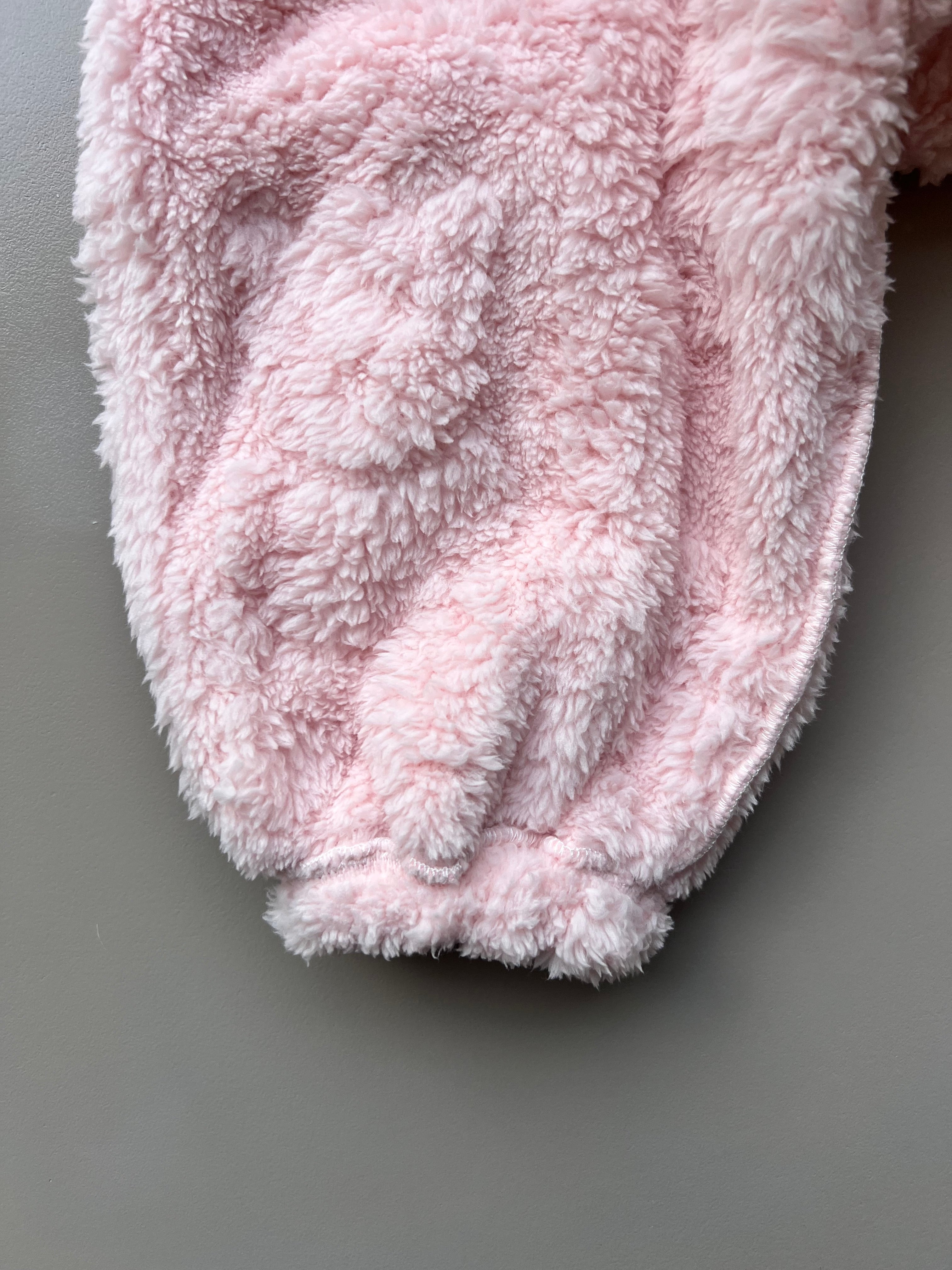 Pink Fuzzy Survetement 2 Pcs Set