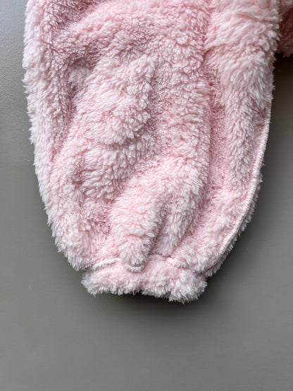 Pink Fuzzy Survetement 2 Pcs Set