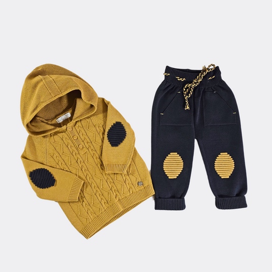 Yellow/Gray Organic Cotton Set