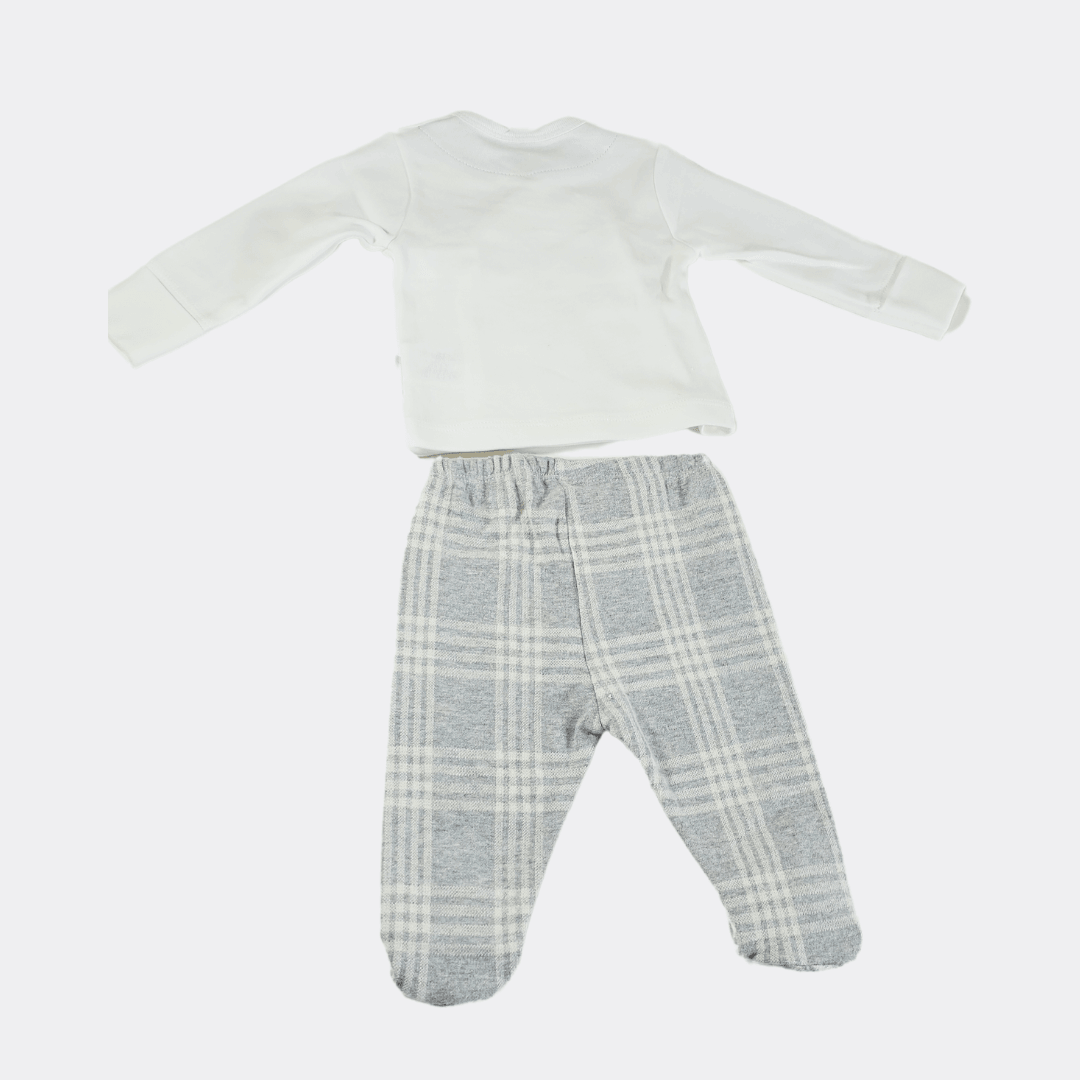 Gray/White Velvet Hospital Set - La Farandole Paris